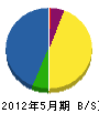 誠光建設 貸借対照表 2012年5月期