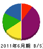 鎌倉土建 貸借対照表 2011年6月期