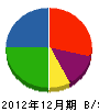 佐藤電気商会 貸借対照表 2012年12月期