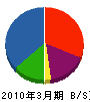 大津山商店 貸借対照表 2010年3月期