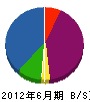 上野タタミ店 貸借対照表 2012年6月期