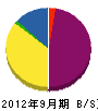 丸喜工業所 貸借対照表 2012年9月期