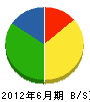 斉藤組 貸借対照表 2012年6月期
