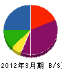 黒澤電気 貸借対照表 2012年3月期
