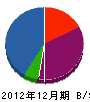 妹川塗装 貸借対照表 2012年12月期