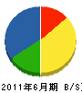 黒須産業 貸借対照表 2011年6月期