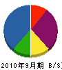 角田設備 貸借対照表 2010年9月期
