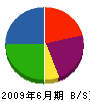 田守建装 貸借対照表 2009年6月期