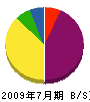 川崎電機店 貸借対照表 2009年7月期