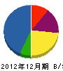 三洋興産 貸借対照表 2012年12月期