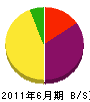 松土工務店 貸借対照表 2011年6月期