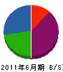 渡辺興業 貸借対照表 2011年6月期