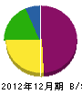 瀧村造園 貸借対照表 2012年12月期