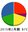 松本電工 貸借対照表 2013年2月期
