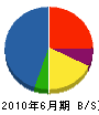 東与賀建設 貸借対照表 2010年6月期