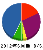 豊国施設 貸借対照表 2012年6月期