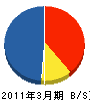 新潟施設技研 貸借対照表 2011年3月期