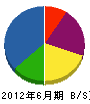森田緑化造園 貸借対照表 2012年6月期