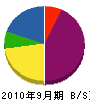 浜松日化 貸借対照表 2010年9月期