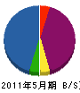 齋藤商会 貸借対照表 2011年5月期