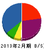 佐和田電気工業 貸借対照表 2013年2月期