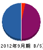中村畳店 貸借対照表 2012年9月期