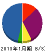 日本チッタ 貸借対照表 2013年1月期