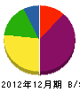 田中善建設 貸借対照表 2012年12月期