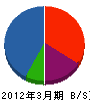 武井設備 貸借対照表 2012年3月期