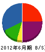 上田設備工業所 貸借対照表 2012年6月期