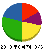 西田電工 貸借対照表 2010年6月期