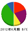佐藤洋行工務店 貸借対照表 2012年6月期