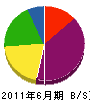 宇田川電機 貸借対照表 2011年6月期
