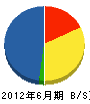 富士電気商会 貸借対照表 2012年6月期