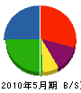 大阪建設 貸借対照表 2010年5月期