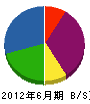 田中畳店 貸借対照表 2012年6月期