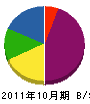 竹中工業 貸借対照表 2011年10月期