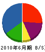 渋沢テクノ建設 貸借対照表 2010年6月期
