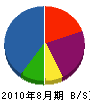 松電工 貸借対照表 2010年8月期