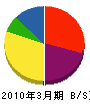 田辺配管工業所 貸借対照表 2010年3月期