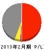 飯田建設 損益計算書 2013年2月期