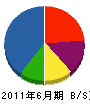 早川工業 貸借対照表 2011年6月期
