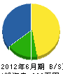 佐野工業所 貸借対照表 2012年6月期