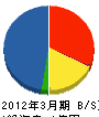 永沢塗装 貸借対照表 2012年3月期