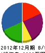 飯島組 貸借対照表 2012年12月期