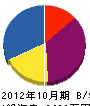 信栄土木 貸借対照表 2012年10月期
