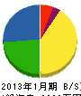 堺工業 貸借対照表 2013年1月期