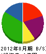 沖縄科学ＡＶセンター 貸借対照表 2012年8月期