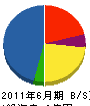 沖永開発 貸借対照表 2011年6月期
