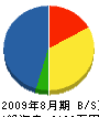 坂口サン建築 貸借対照表 2009年8月期